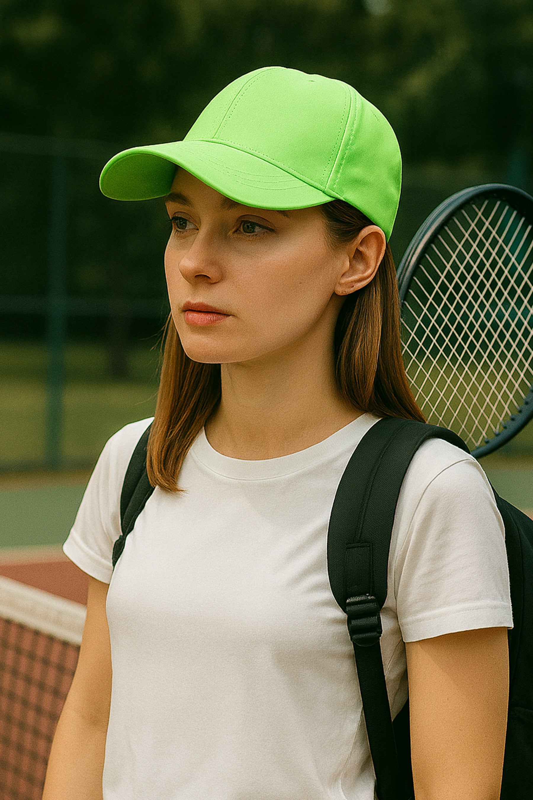 Basic Ayarlanabilir Unisex Spor, Günlük ve Outdoor Şapka / Kep Yeşil