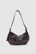 Lilsa Ayarlanabilir Askılı Yumuşak Form Baget Omuz Çantası Acı Kahve