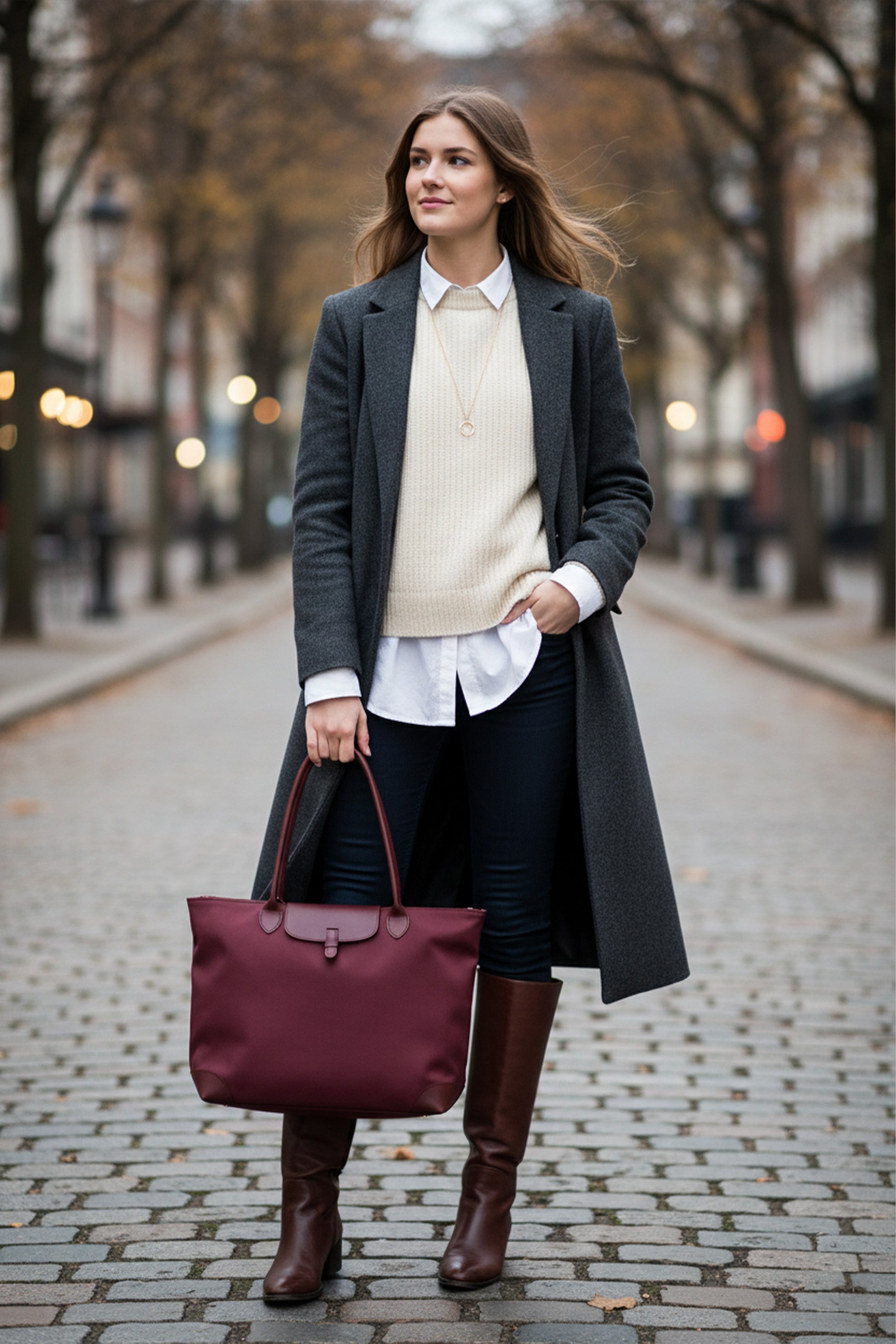 Lunir Mat Paraşüt Kumaş Büyük Boy Kol, El ve Omuz Çantası Bordo