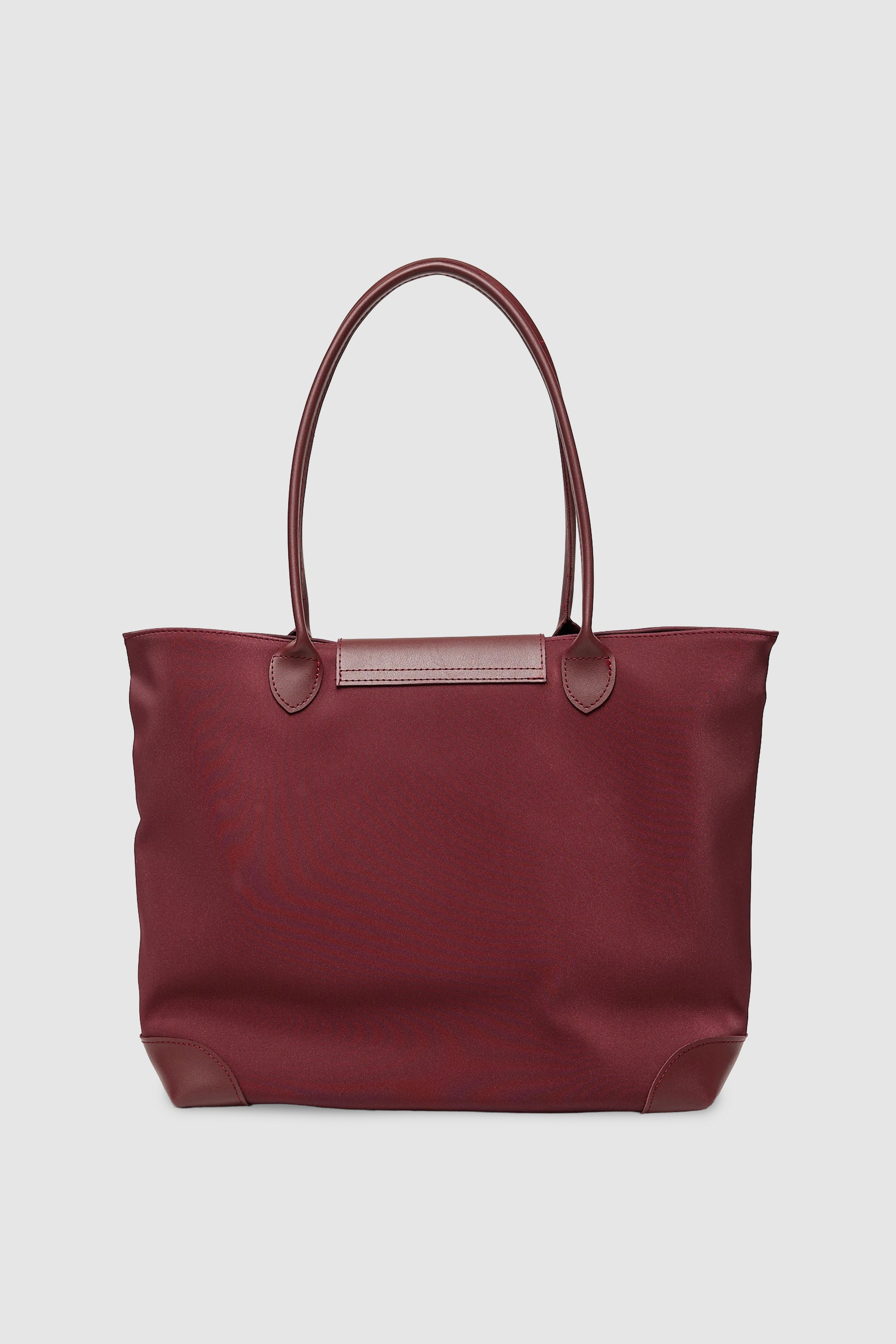 Lunir Mat Paraşüt Kumaş Büyük Boy Kol, El ve Omuz Çantası Bordo