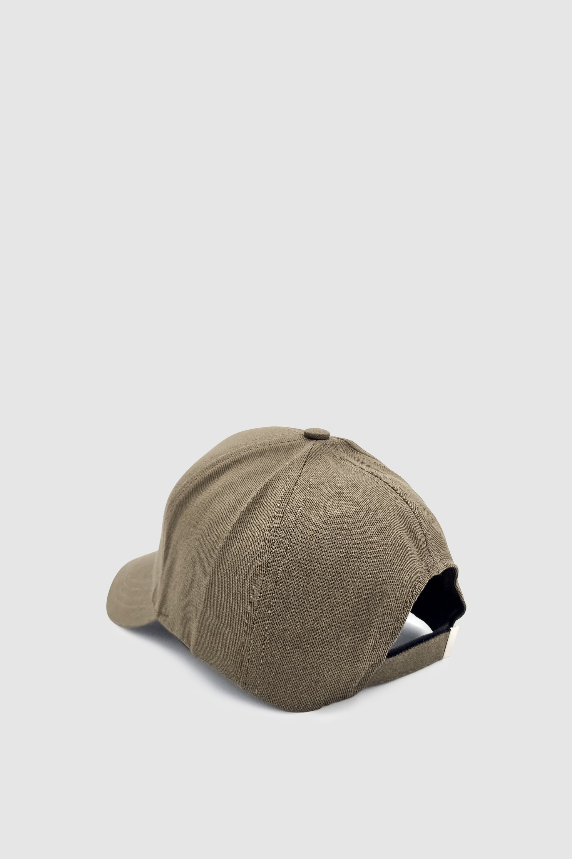 W Nakışlı Ayarlanabilir Unisex Spor, Günlük ve Outdoor Şapka / Kep Haki-Siyah