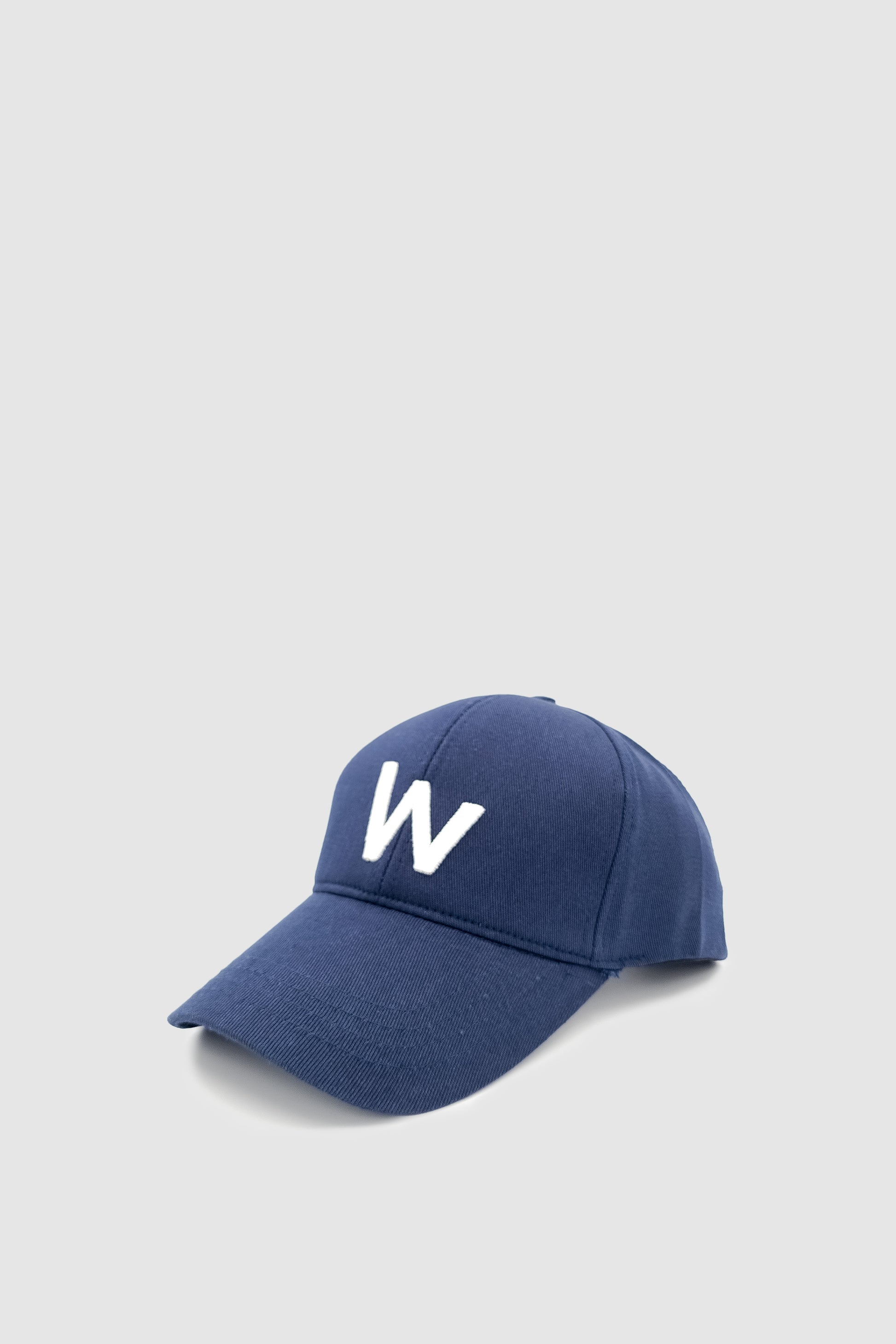 W Nakışlı Ayarlanabilir Unisex Spor, Günlük ve Outdoor Şapka / Kep Lacivert