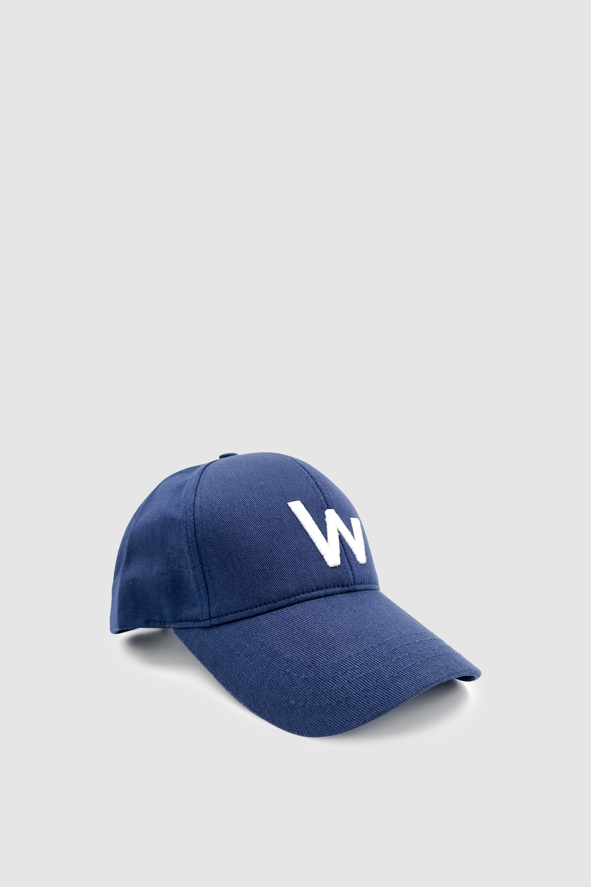 W Nakışlı Ayarlanabilir Unisex Spor, Günlük ve Outdoor Şapka / Kep Lacivert