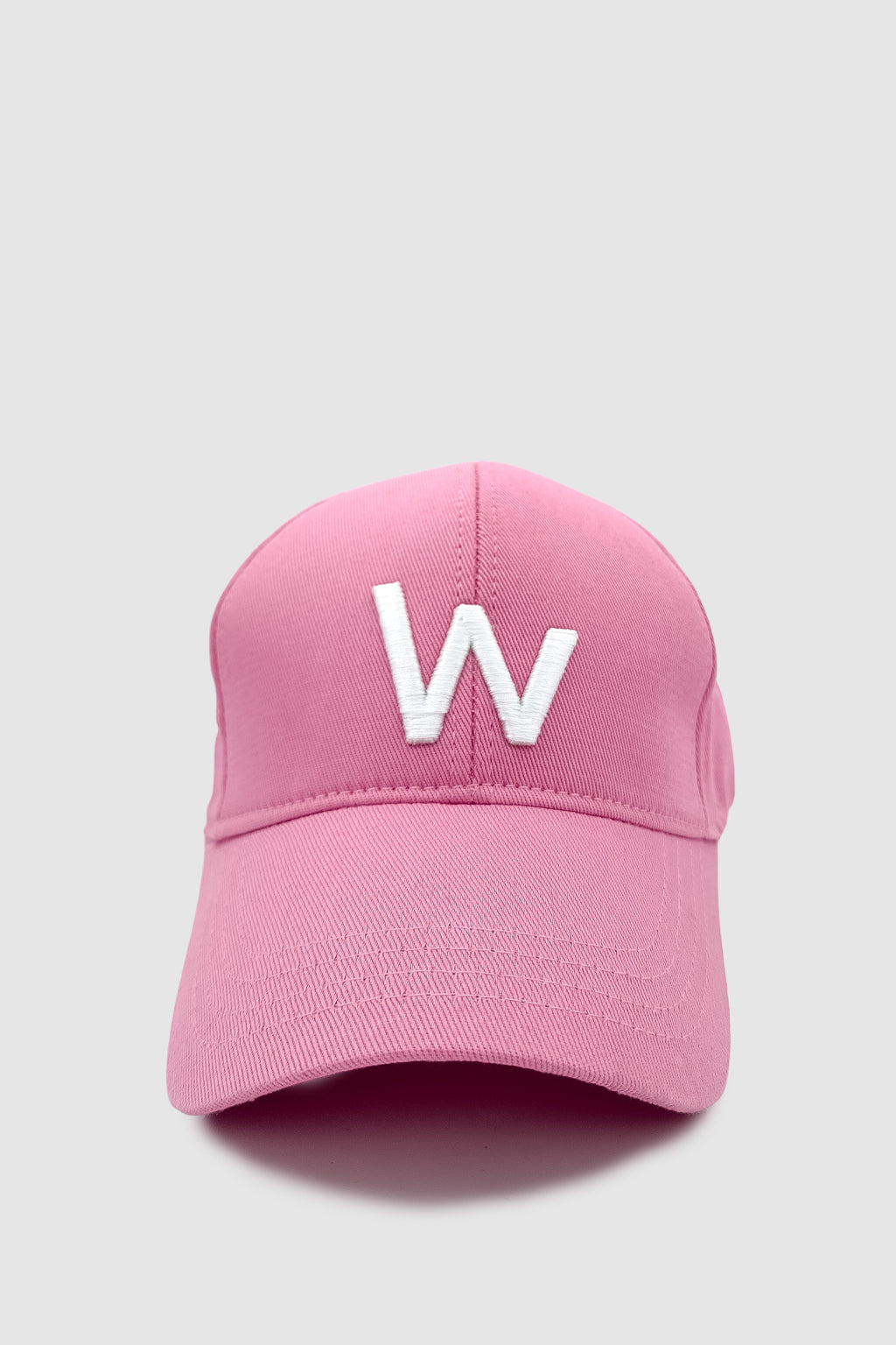 W Nakışlı Ayarlanabilir Unisex Spor, Günlük ve Outdoor Şapka / Kep Pembe