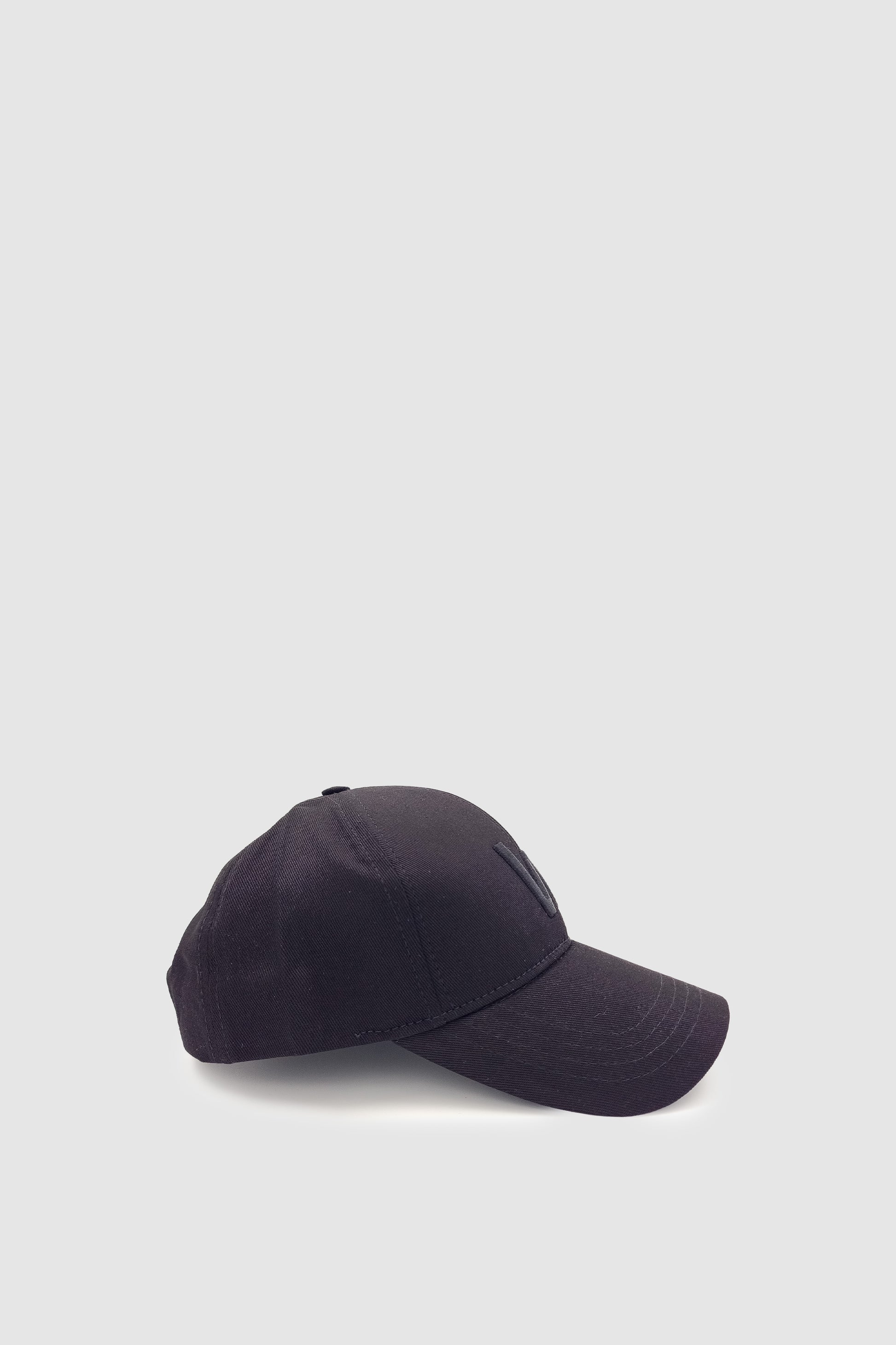 W Nakışlı Ayarlanabilir Unisex Spor, Günlük ve Outdoor Şapka / Kep Siyah