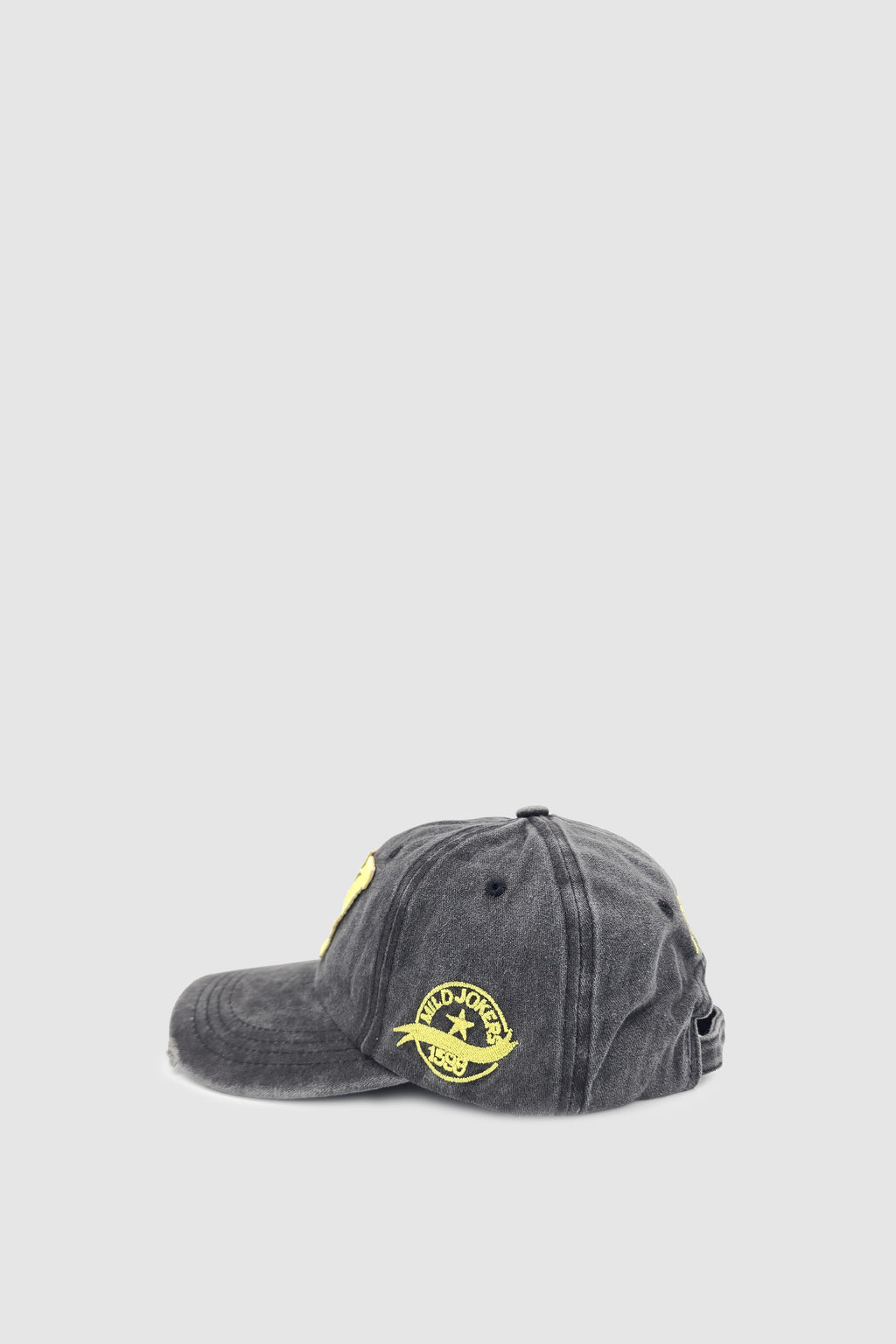 Vintage Tarz Yıpratmalı W Nakışlı Unisex Spor, Günlük ve Outdoor Şapka / Kep Antrasit