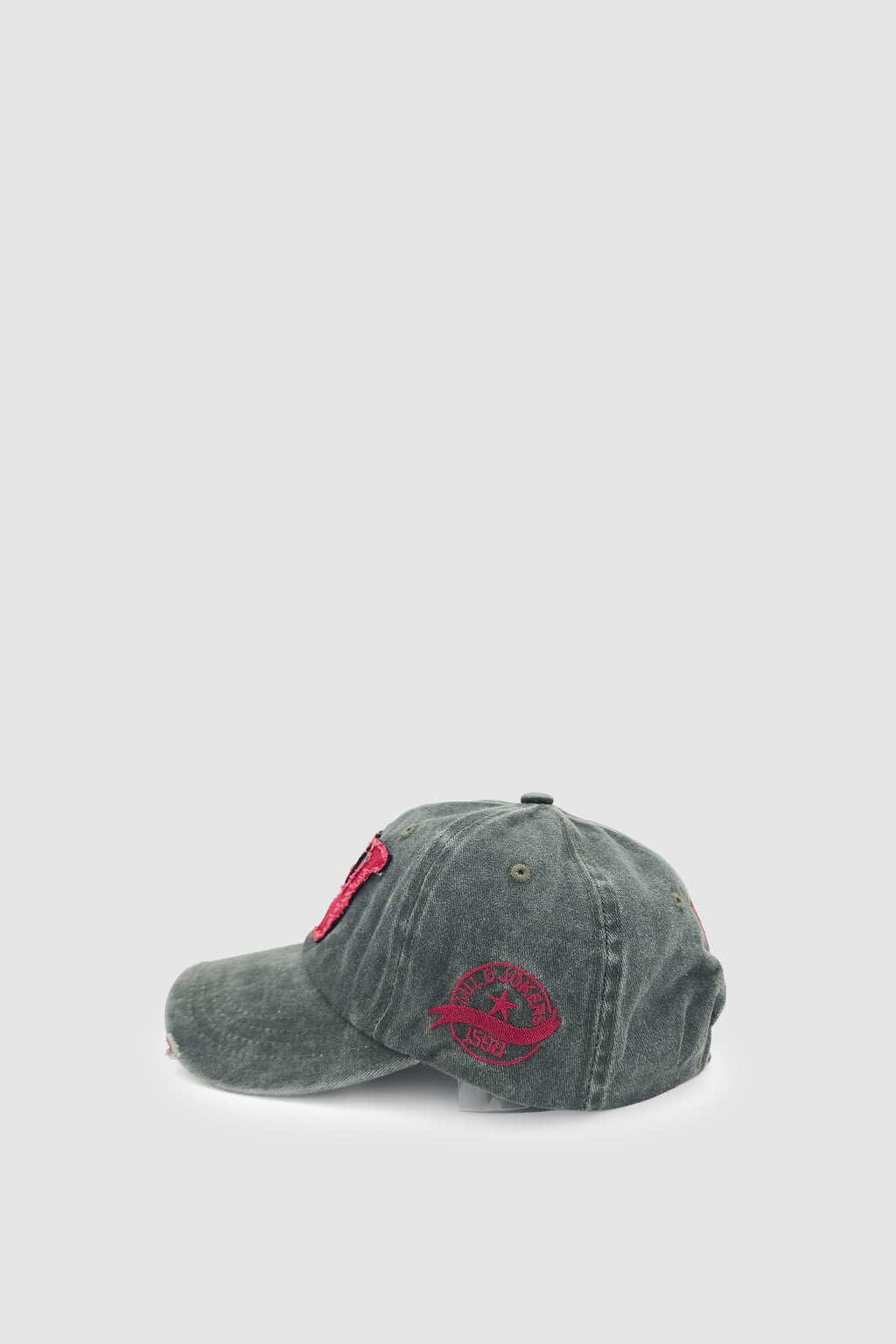 Vintage Tarz Yıpratmalı W Nakışlı Unisex Spor, Günlük ve Outdoor Şapka / Kep Haki